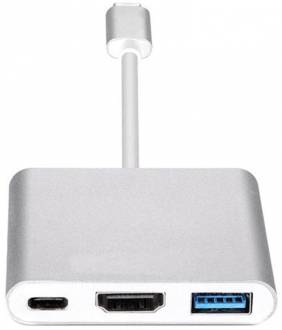 Alfais 4962 USB 3.1 Type-C to HDMI USB 3.0 Dönüştürücü
