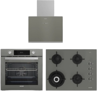 Arçelik Gri Ankastre Set OCD T 651 DWG + AFC 340 G + ADF 605 G