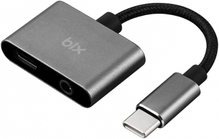 Bix ADP-07 Pro Type-C to 3.5mm Kulaklık PD Dönüştürücü