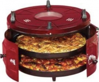 Boss Yuvarlak Çift Tepsili Davul Fırın