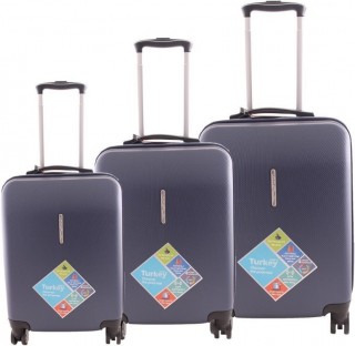 ÇÇS 5136 3'lü Valiz Seti