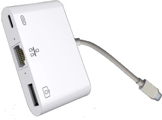 Concord Lightning to Ethernet USB Lightning Dönüştürücü