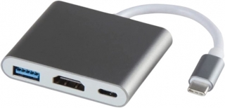 Coverzone TC-23 Type-C 3in1 HDMI Dönüştürücü