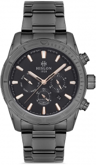 Hislon DT133N-05SR Kol Saati (Çelik / Koyu Gri)