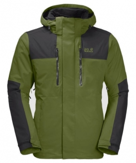 Jack Wolfskin Jasper 3IN1 Erkek Mont (Cedar Green)