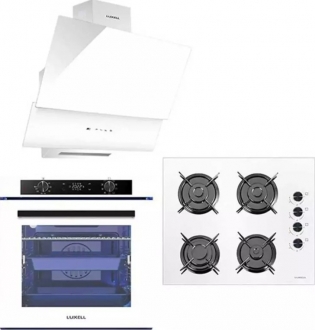 Luxell Beyaz Ankastre Set OC88 + A68-SGF3 + DA6 835