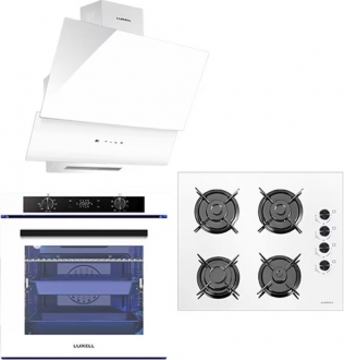 Luxell Beyaz Ankastre Set OC88 + A68-SGF3 + DA6-835