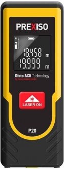 Prexiso P20 Lazer Metre (20 m)