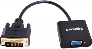 Qport Q-VDV2 DVI to VGA Dönüştürücü