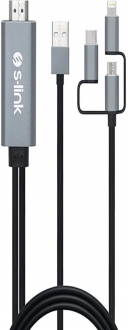 S-link SL-IPH20 HDMI to 3in1 Dönüştürücü