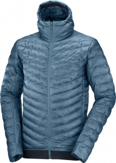 Salomon Outline Down Hoodie M Erkek Şişme Mont (Mallard Blue)