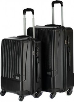 Wexta WX210 Silver Kabin &amp; Orta Boy 2'li Valiz Seti